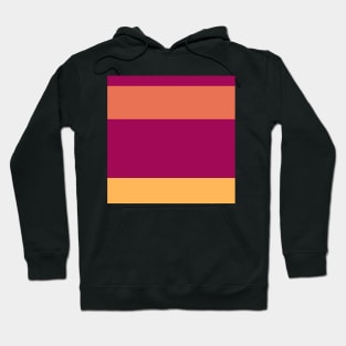 An uncommon pot-pourri of Almost Black, Jazzberry Jam, Faded Red, Dark Peach and Butterscotch stripes. Hoodie